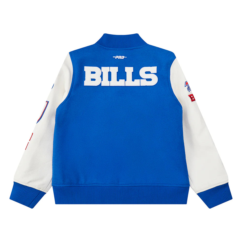 NFL BUFFALO BILLS CLASSIC BIG BOYS WOOL VARSITY JACKET