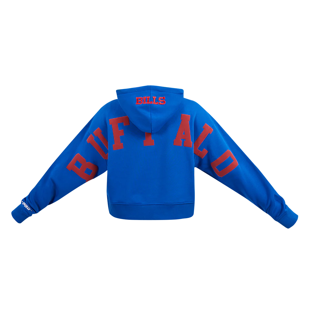 NFL BUFFALO BILLS WINGSPAN WOMEN'S FLC CROPPED PO HOODIE
