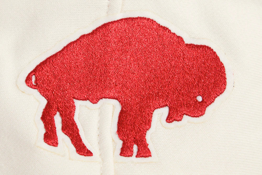 NFL BUFFALO BILLS RETRO CLASSIC WOMEN'S CROPPED PULLOVER HOODIE