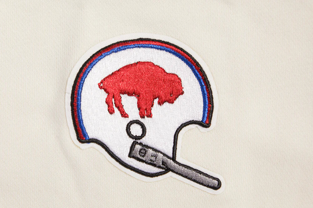 NFL BUFFALO BILLS RETRO CLASSIC WOMEN'S CROPPED PULLOVER HOODIE