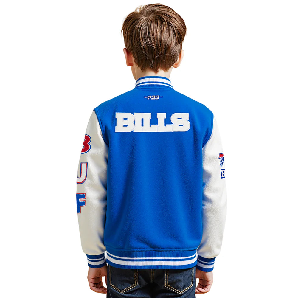 NFL BUFFALO BILLS CLASSIC LITTLE BOYS WOOL VARSITY JACKET