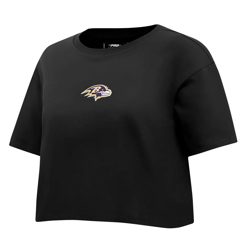 NFL BALTIMORE RAVENS WINGSPAN WOMEN'S SJ BOXY TEE