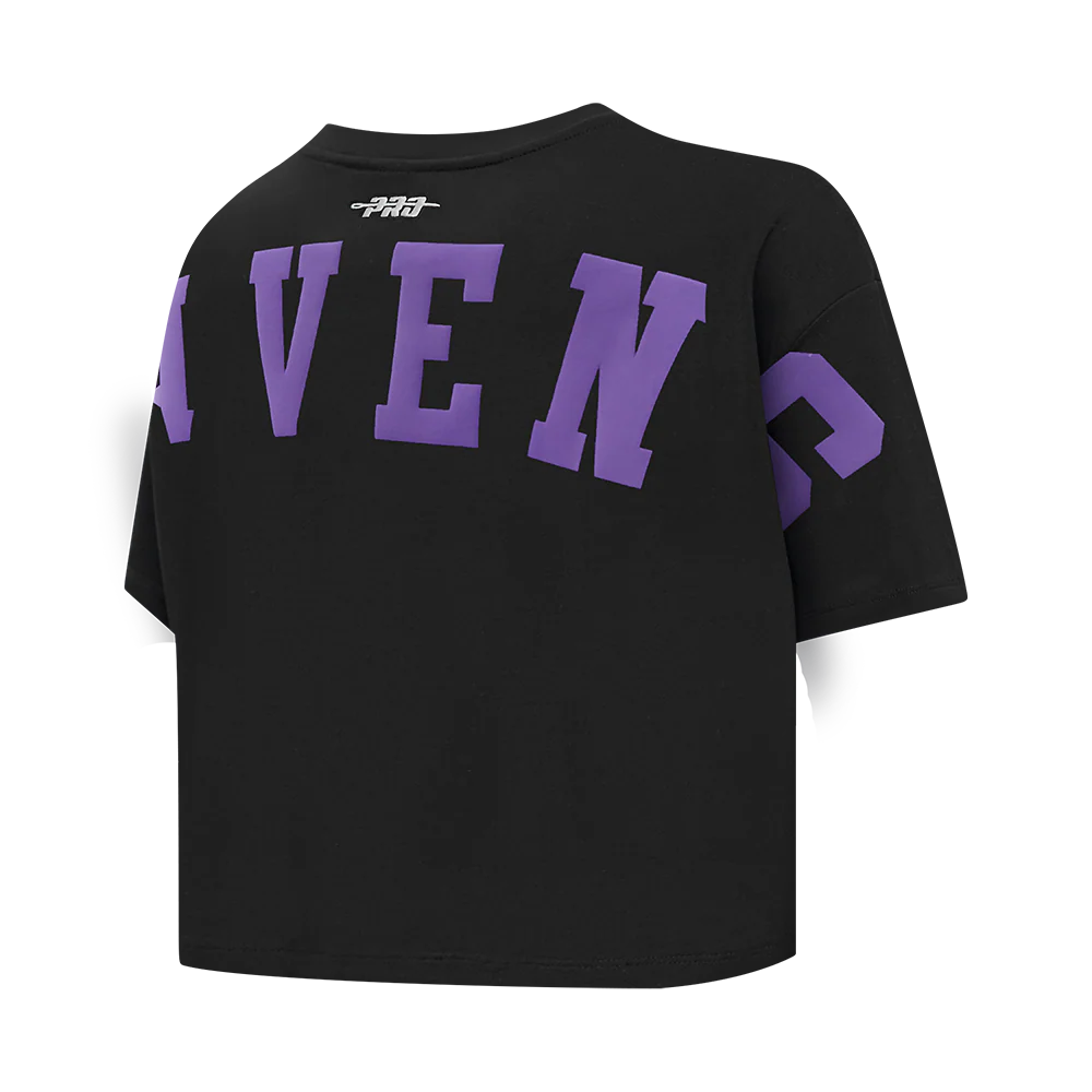 NFL BALTIMORE RAVENS WINGSPAN WOMEN'S SJ BOXY TEE