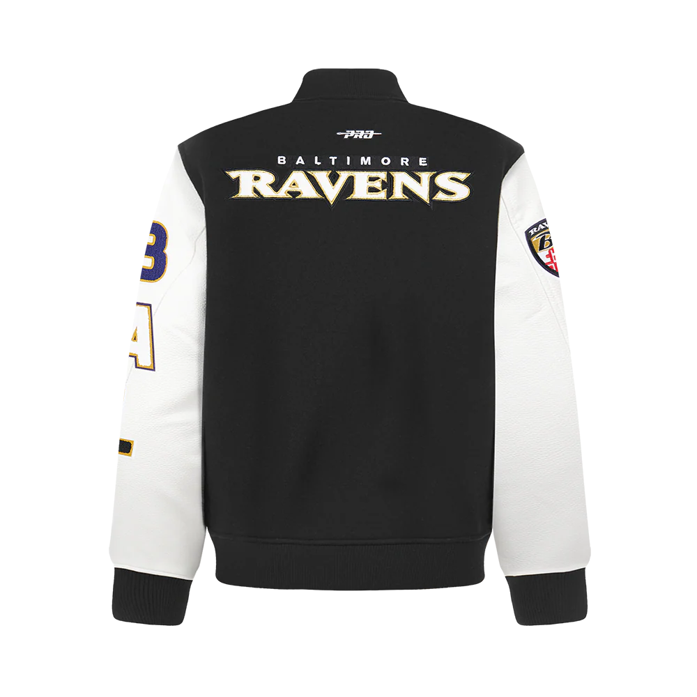 NFL BALTIMORE RAVENS CLASSIC BIG BOYS WOOL VARSITY JACKET