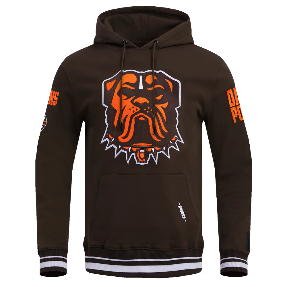 NFL CLEVELAND BROWNS MASHUP MEN'S RIB PULLOVER HOODIE