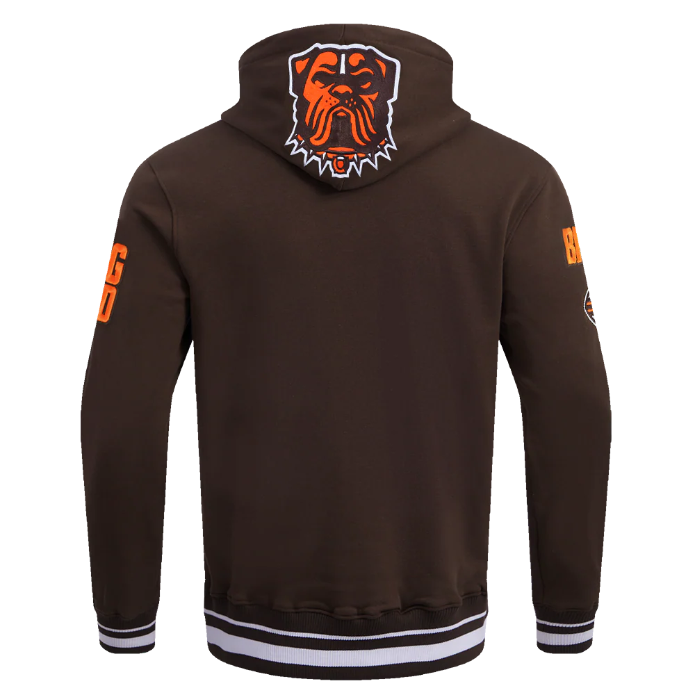 NFL CLEVELAND BROWNS MASHUP MEN'S RIB PULLOVER HOODIE