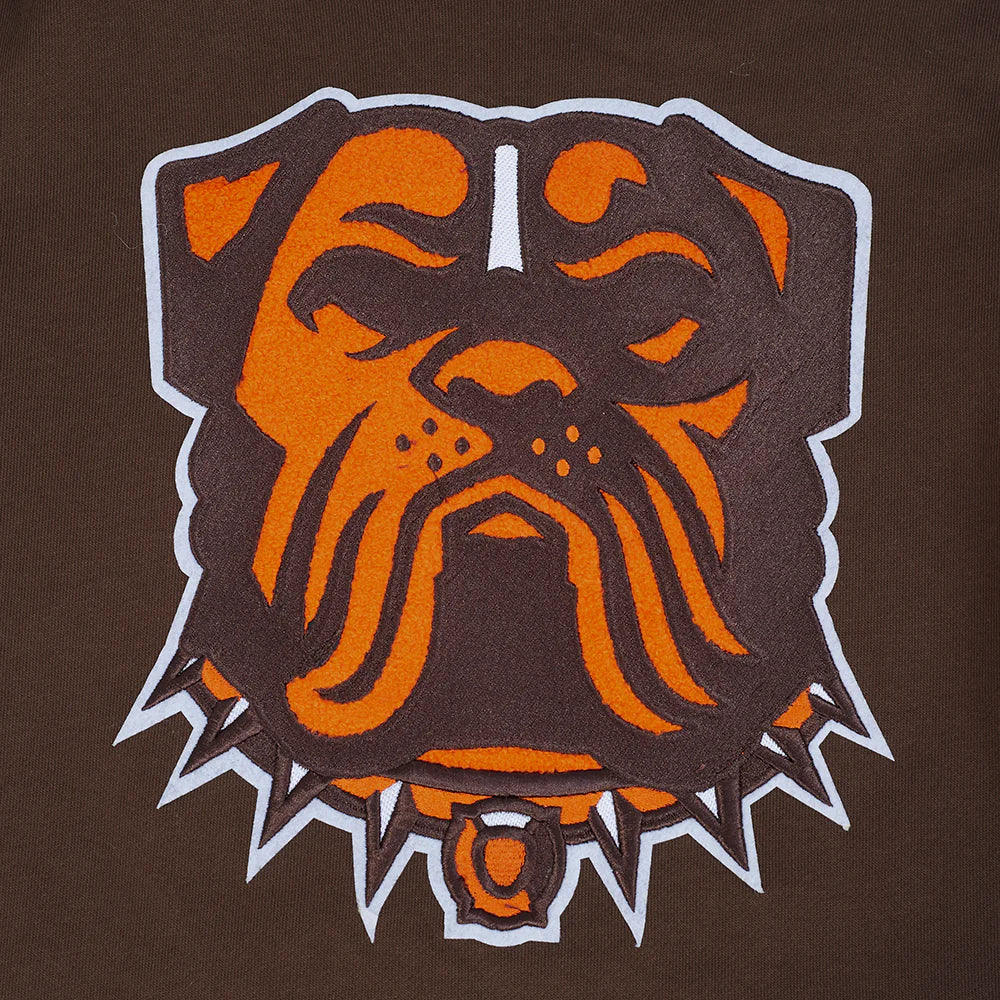 NFL CLEVELAND BROWNS MASHUP MEN'S RIB PULLOVER HOODIE