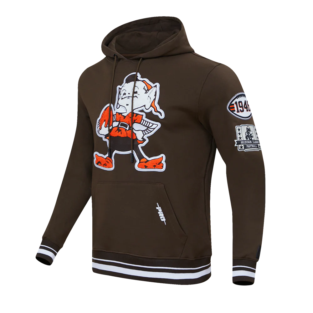 NFL CLEVELAND BROWNS RETRO CLASSIC MEN'S PO HOODIE