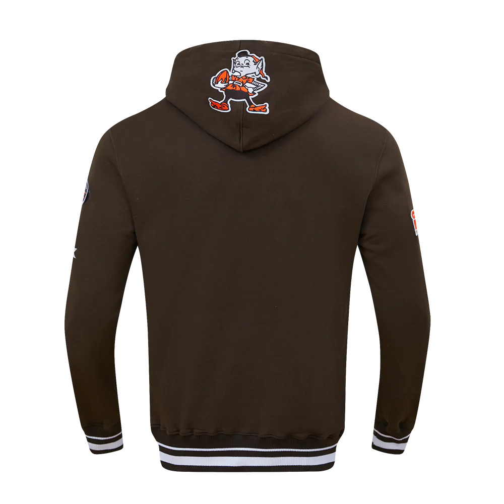 NFL CLEVELAND BROWNS RETRO CLASSIC MEN'S PO HOODIE