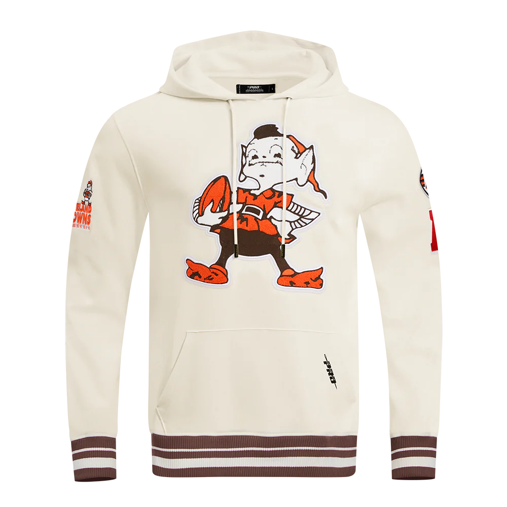 NFL CLEVELAND BROWNS RETRO CLASSIC MEN'S PO HOODIE