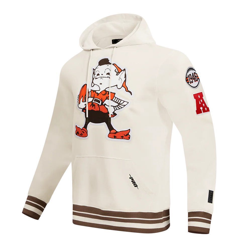 NFL CLEVELAND BROWNS RETRO CLASSIC MEN'S PO HOODIE