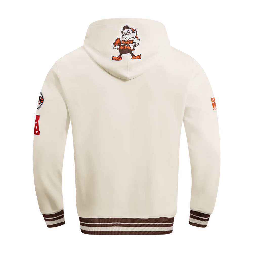 NFL CLEVELAND BROWNS RETRO CLASSIC MEN'S PO HOODIE