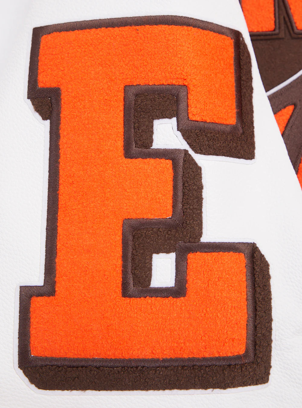 NFL CLEVELAND BROWNS MASHUP MEN'S RIB WOOL VARSITY JACKET