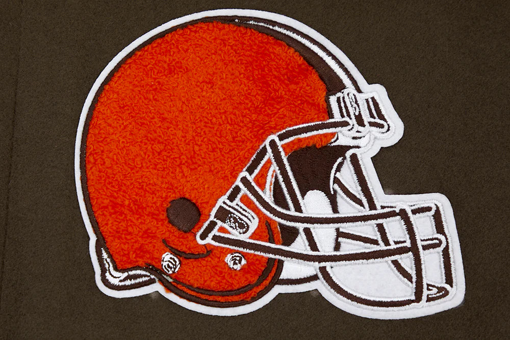 NFL CLEVELAND BROWNS CLASSIC WOOL VARSITY JACKET