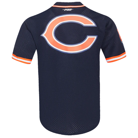 CHICAGO BEARS MEN'S BUTTON DOWN MESH TOP