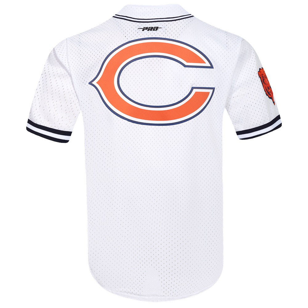 CHICAGO BEARS MEN'S BUTTON DOWN MESH TOP
