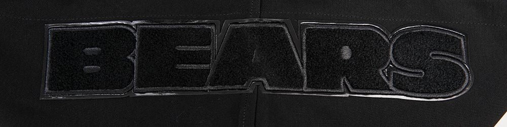 CHICAGO BEARS TRIPLE BLACK DK ZIP UP HOODIE