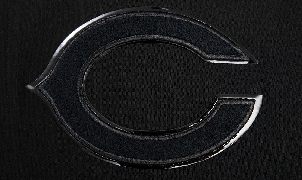 CHICAGO BEARS TRIPLE BLACK DK ZIP UP HOODIE