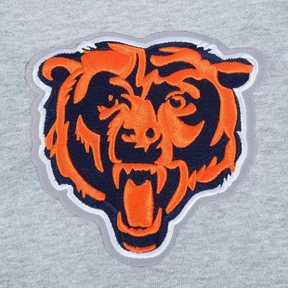 NFL CHICAGO BEARS TEAM BADGE MEN'S RIB FLC PO HOODIE