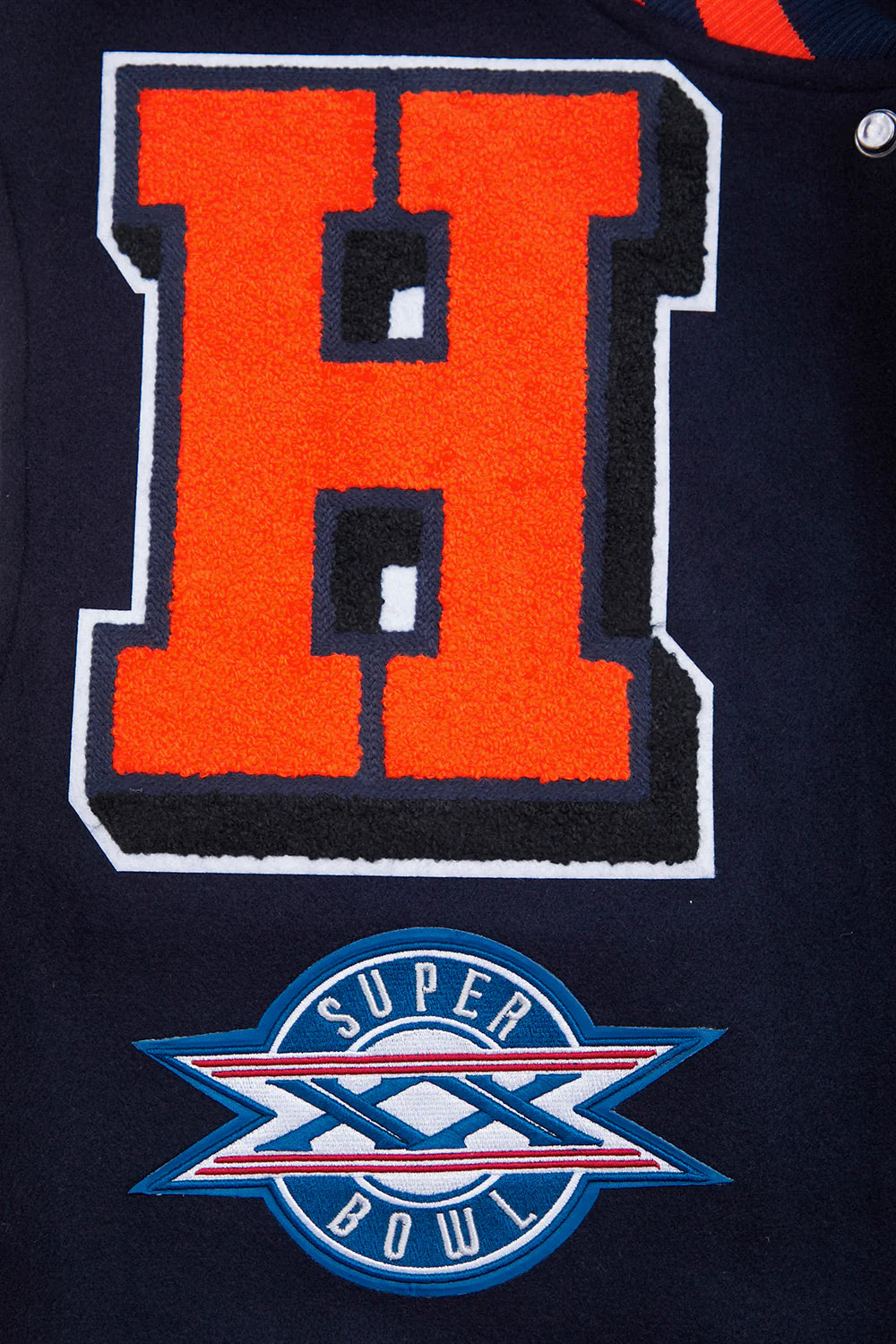 NFL CHICAGO BEARS MASHUP MEN'S RIB WOOL VARSITY JACKET