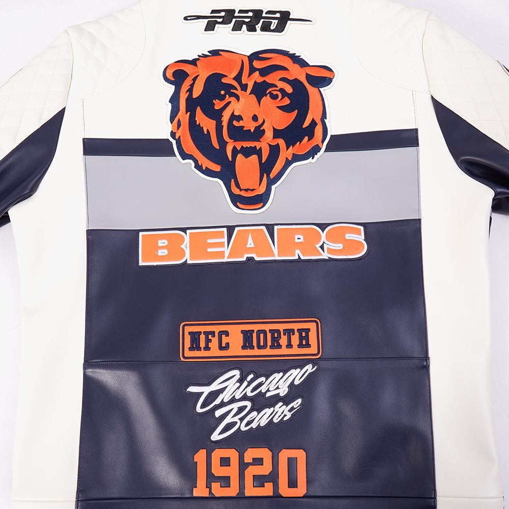 Chicago Bears M Moto Jacket – Official Pro Standard NFL Apparel