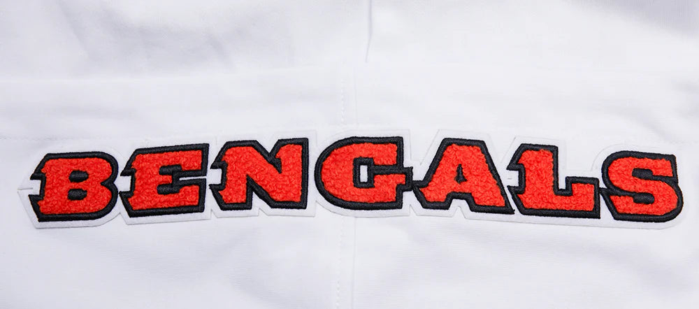 NFL CINCINNATI BENGALS CLASSIC CHENILLE FULL ZIP HOODIE
