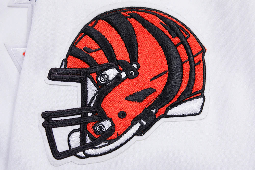 NFL CINCINNATI BENGALS CLASSIC CHENILLE FULL ZIP HOODIE