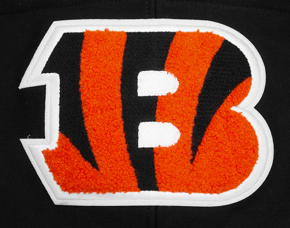 NFL CINCINNATI BENGALS MASHUP MEN'S RIB PULLOVER HOODIE