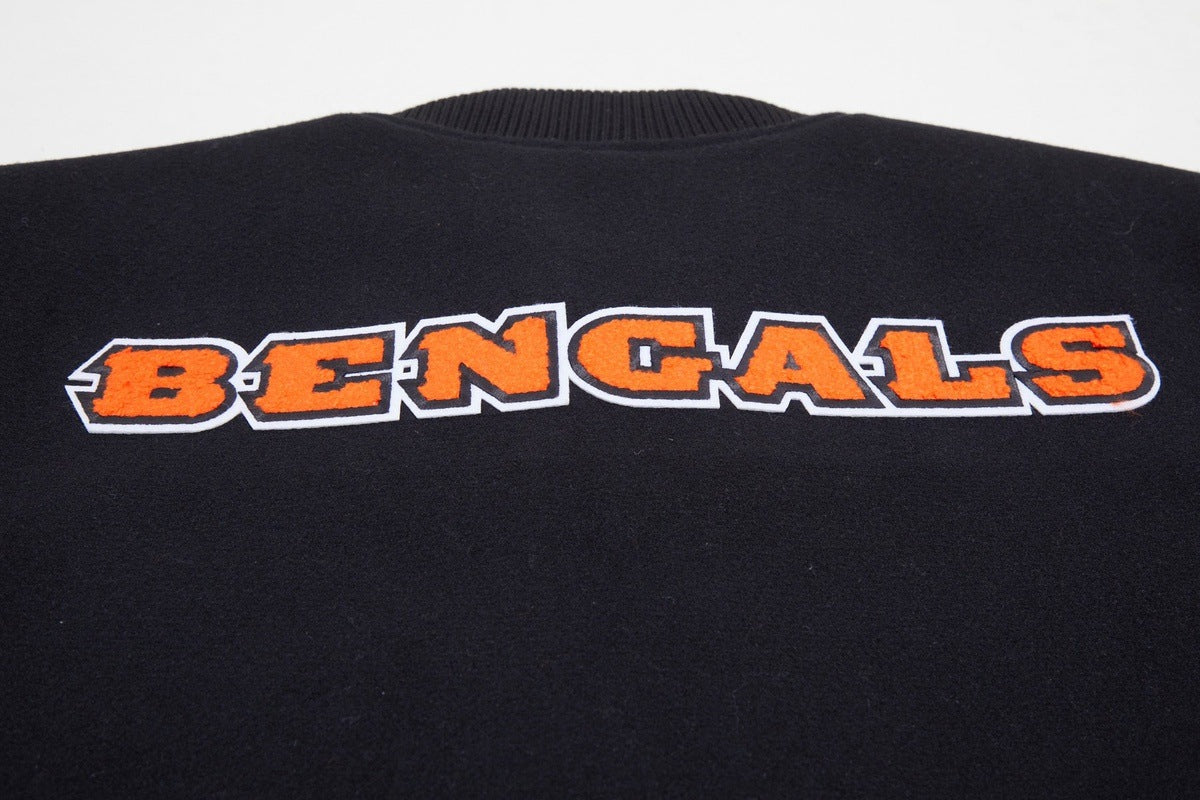 NFL CINCINNATI BENGALS CLASSIC WOOL MEN'S VARSITY JACKET