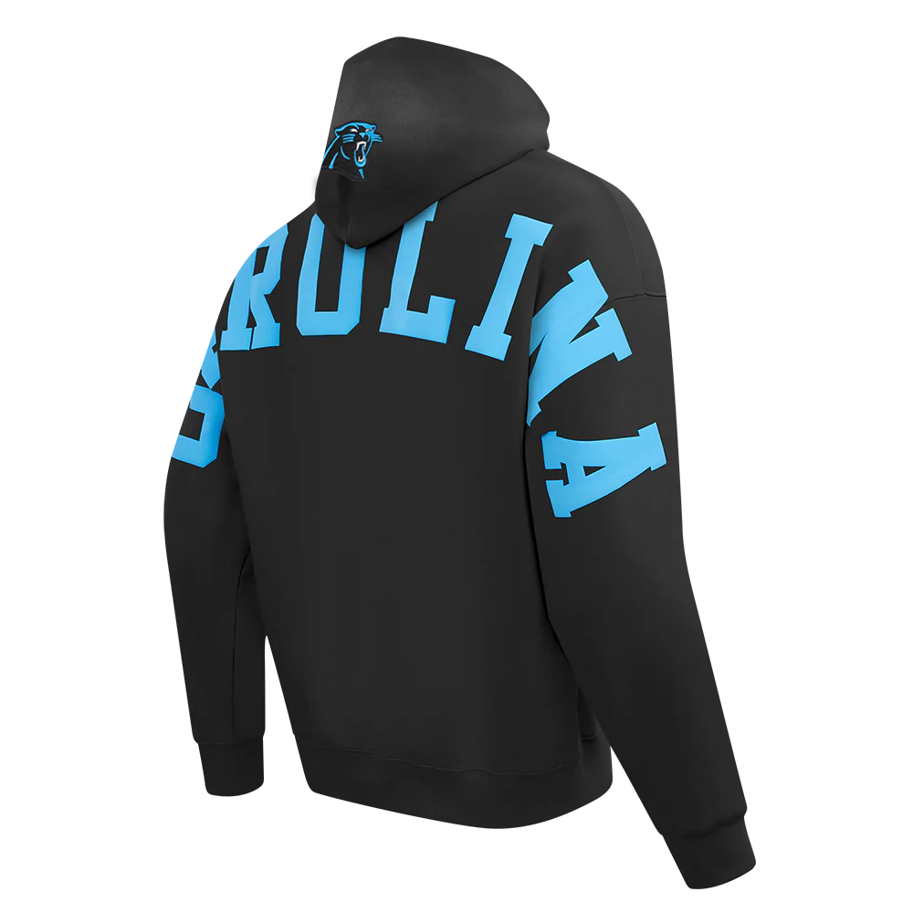 NFL CAROLINA PANTHERS WINGSPAN MEN'S DROP SHOULDER FLC PO HOODIE
