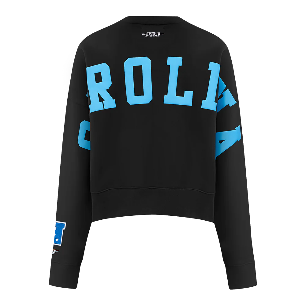 NFL CAROLINA PANTHERS WINGSPAN WOMEN'S FLC CREWNECK
