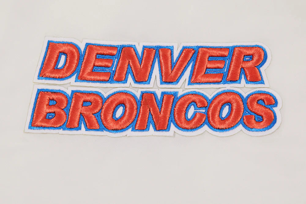 NFL DENVER BRONCOS RETRO CLASSIC MEN'S RIB SATIN JACKET