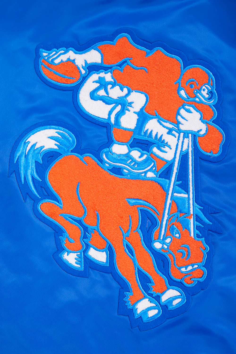 NFL DENVER BRONCOS RETRO CLASSIC MEN'S RIB SATIN JACKET