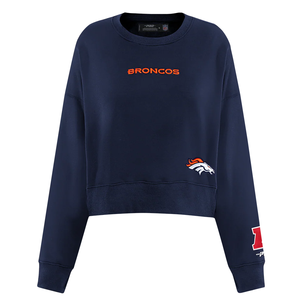 NFL DENVER BRONCOS WINGSPAN WOMEN'S FLC CREWNECK