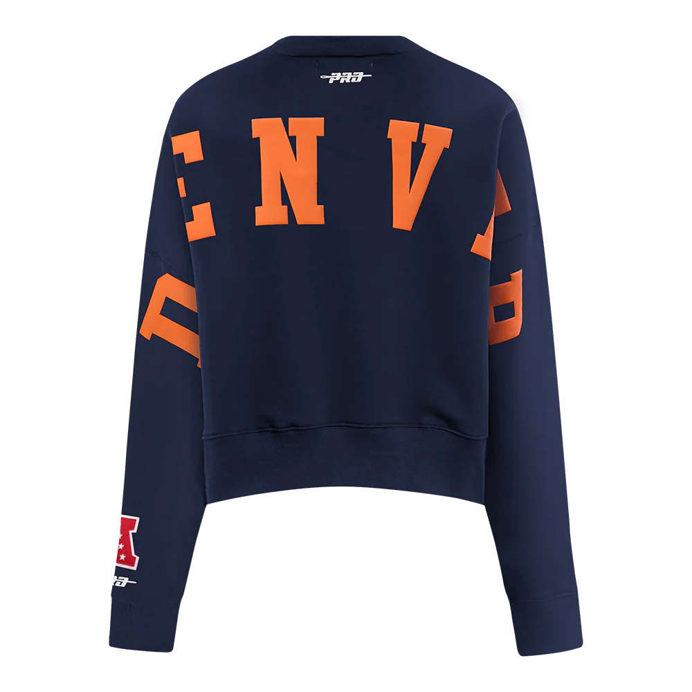 NFL DENVER BRONCOS WINGSPAN WOMEN'S FLC CREWNECK