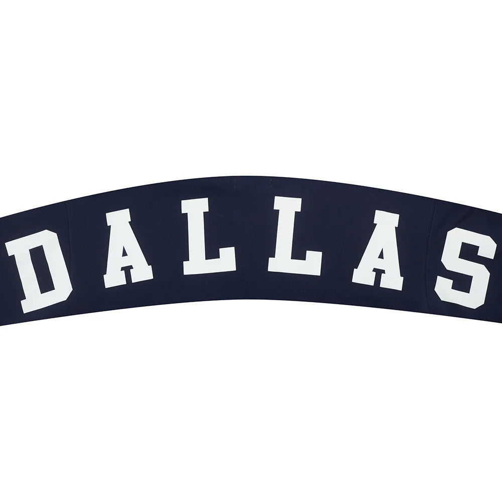 NFL DALLAS COWBOYS WINGSPAN MEN'S DROP SHOULDER FLEECE PULLOVER HOODIE