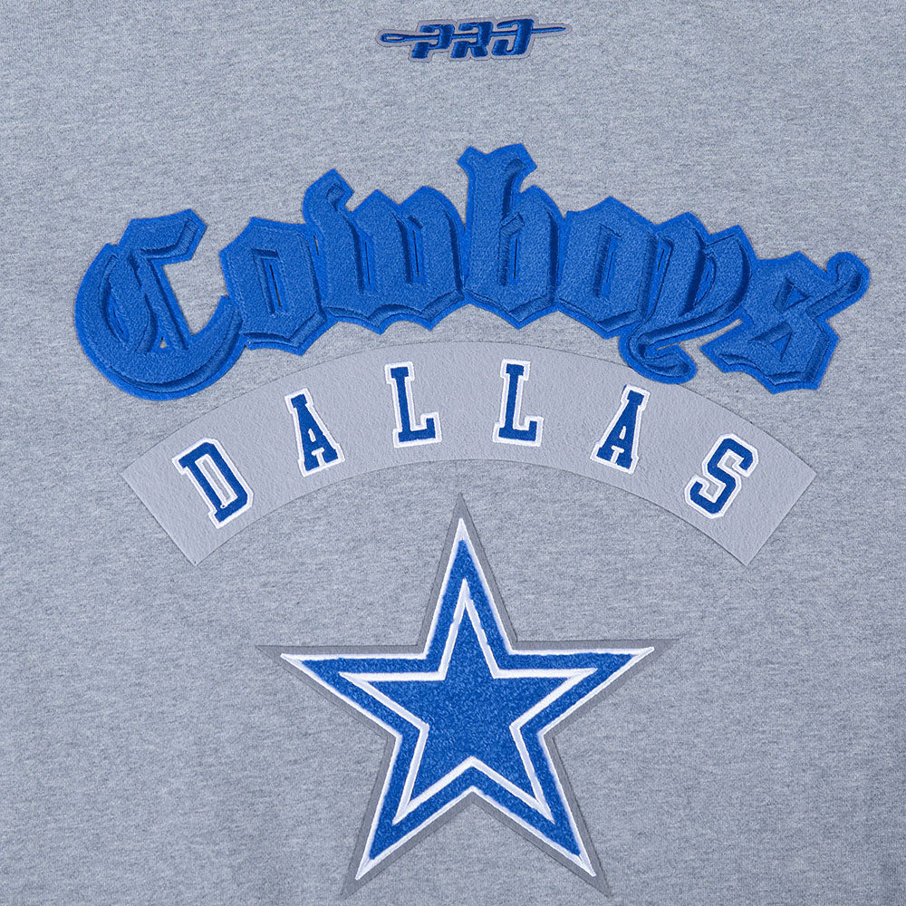 NFL DALLAS COWBOYS BEST OF MEN'S DROP SHOULDER PO HOODIE