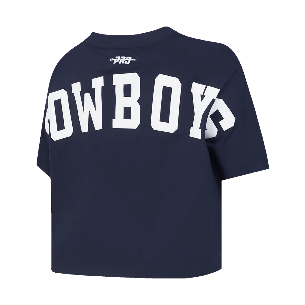 NFL DALLAS COWBOYS WINGSPAN WOMEN'S SINGLE JERSEY BOXY TEE