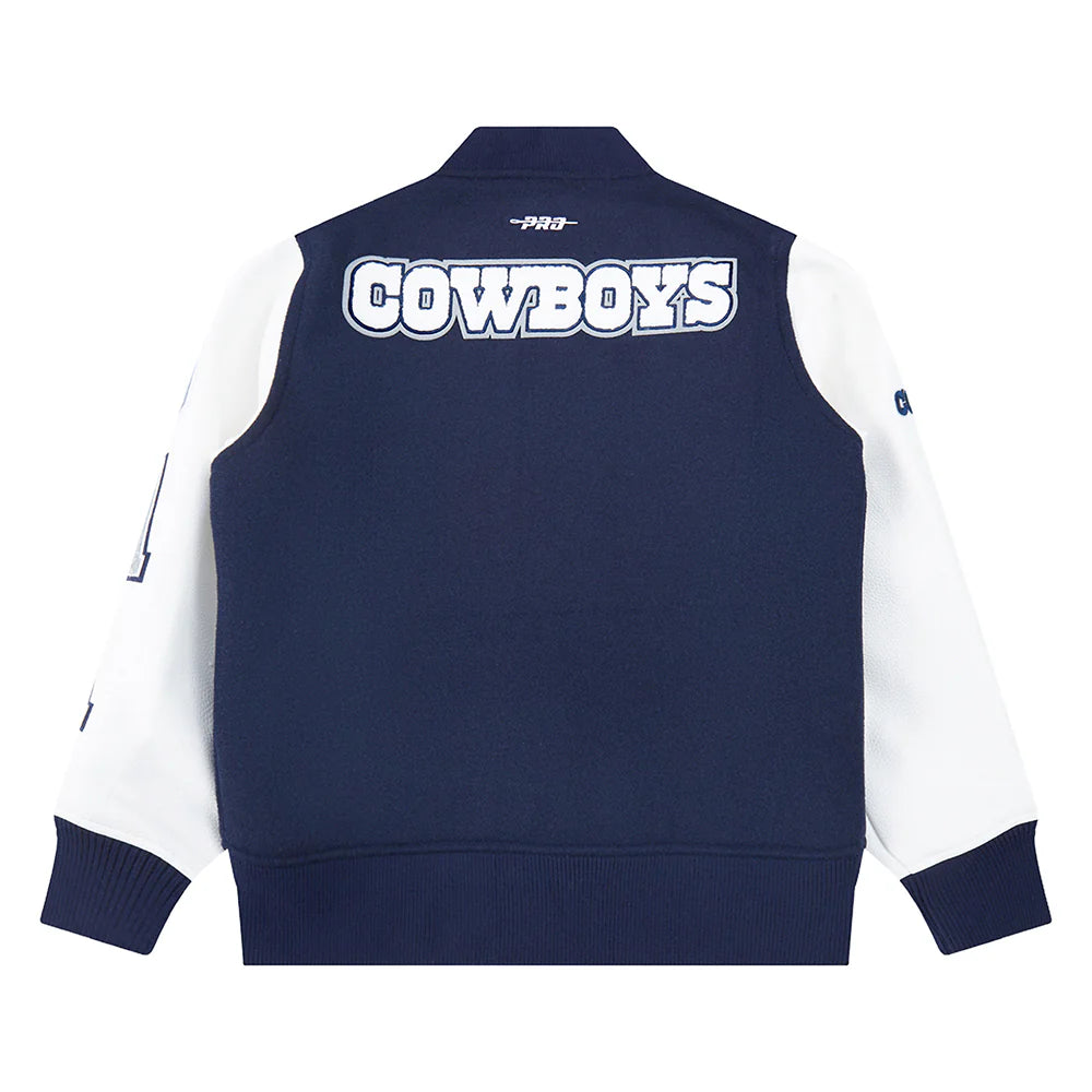 NFL DALLAS COWBOYS CLASSIC BIG BOYS WOOL VARSITY JACKET