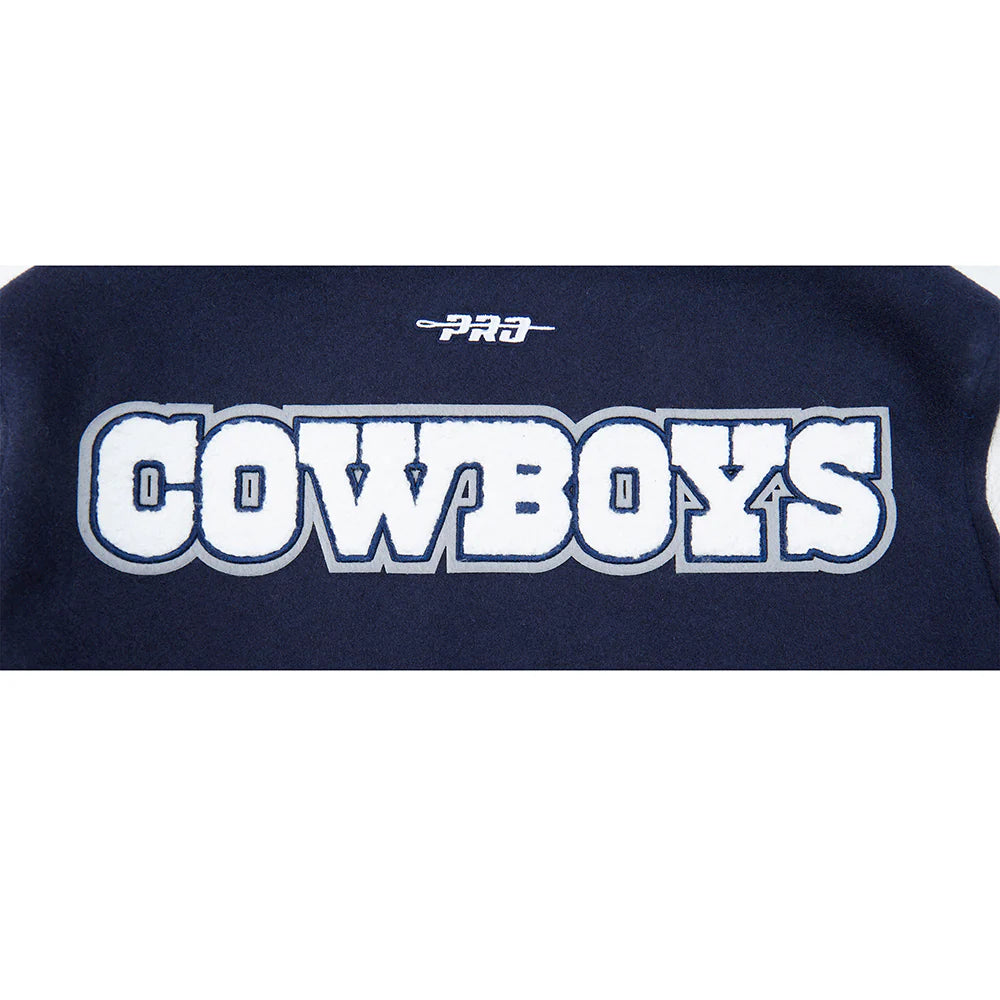 NFL DALLAS COWBOYS CLASSIC BIG BOYS WOOL VARSITY JACKET