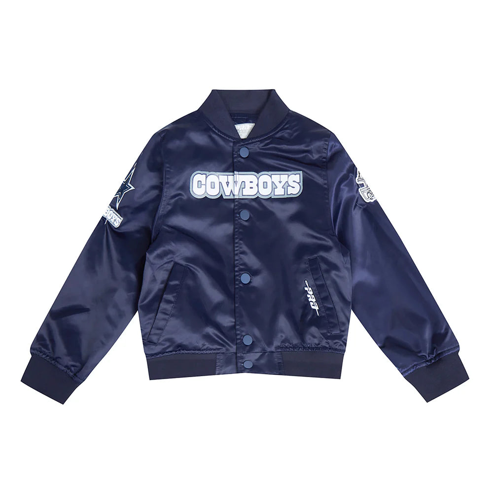 NFL DALLAS COWBOYS CLASSIC LITTLE BOYS SATIN JACKET