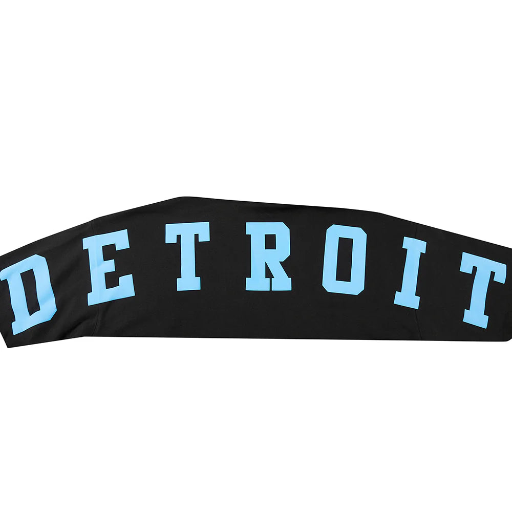 NFL DETROIT LIONS WINGSPAN MEN'S DROP SHOULDER FLEECE PULLOVER HOODIE