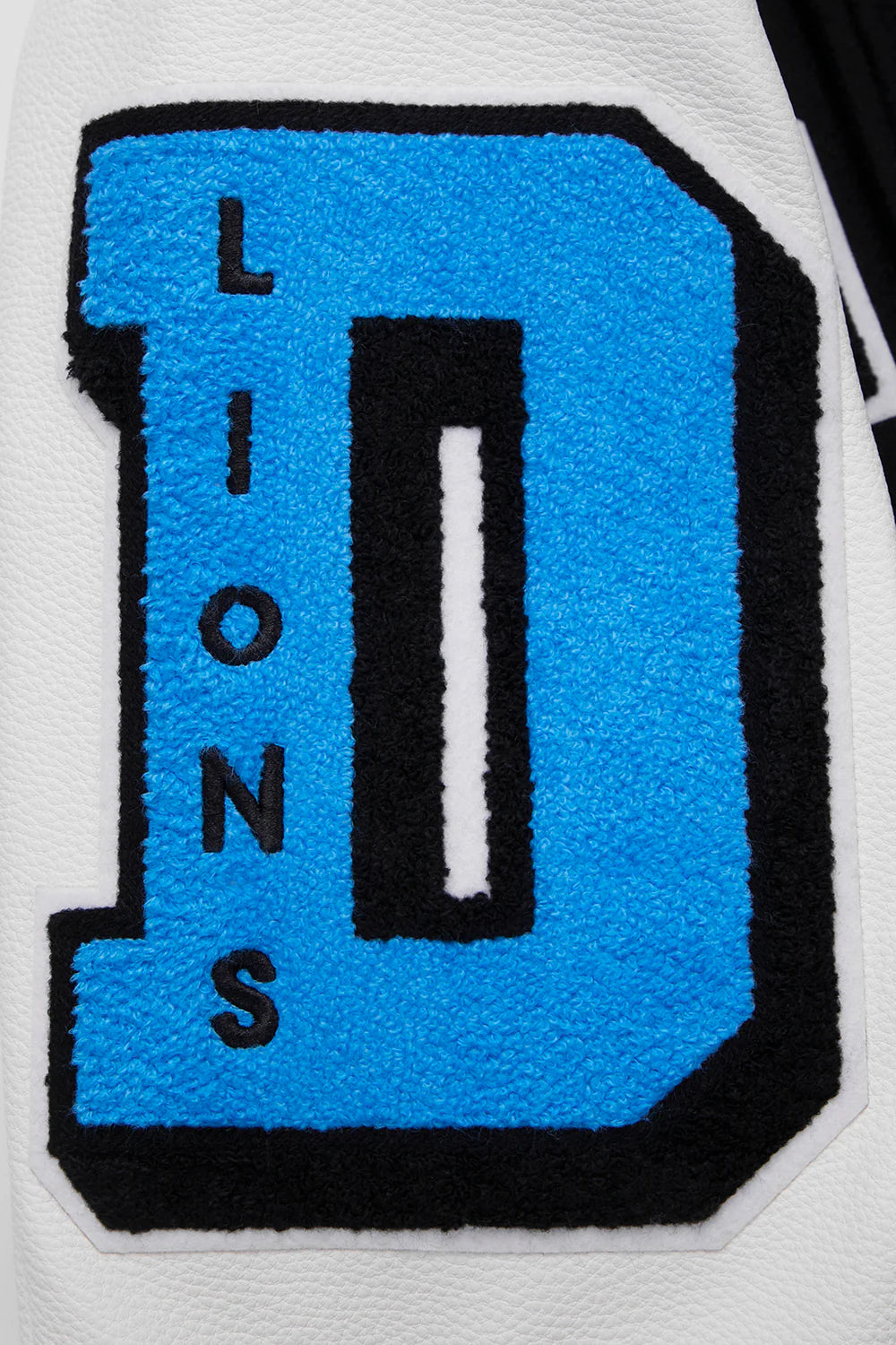 NFL DETROIT LIONS MASHUP MEN'S RIB WOOL VARSITY JACKET