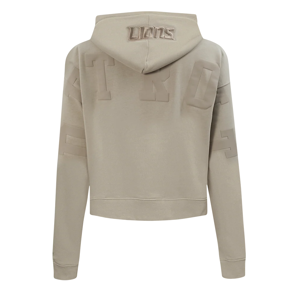 NFL DETROIT LIONS WINGSPAN WOMEN'S FLC CROPPED PO HOODIE