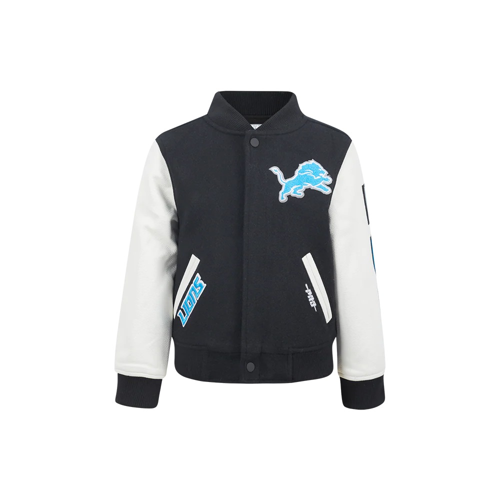 NFL DETROIT LIONS CLASSIC LITTLE BOYS WOOL VARSITY JACKET