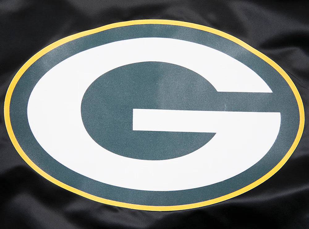 NFL GREEN BAY PACKERS BIG LOGO MEN'S SATIN JACKET