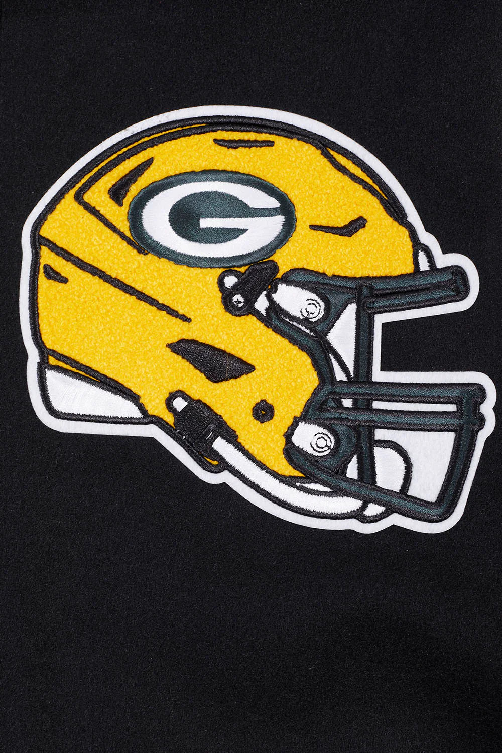 NFL GREEN BAY PACKERS MASHUP MEN'S RIB WOOL VARSITY JACKET