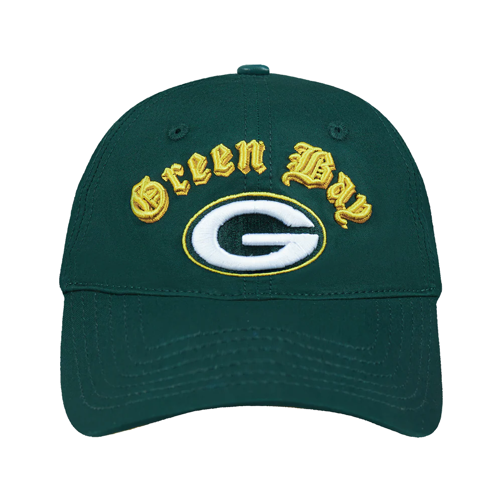 NFL GREEN BAY PACKERS OLD ENGLISH MEN'S DAD HAT
