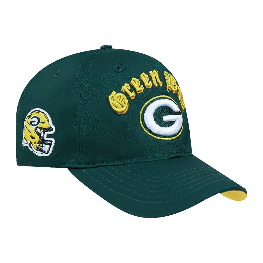 NFL GREEN BAY PACKERS OLD ENGLISH MEN'S DAD HAT