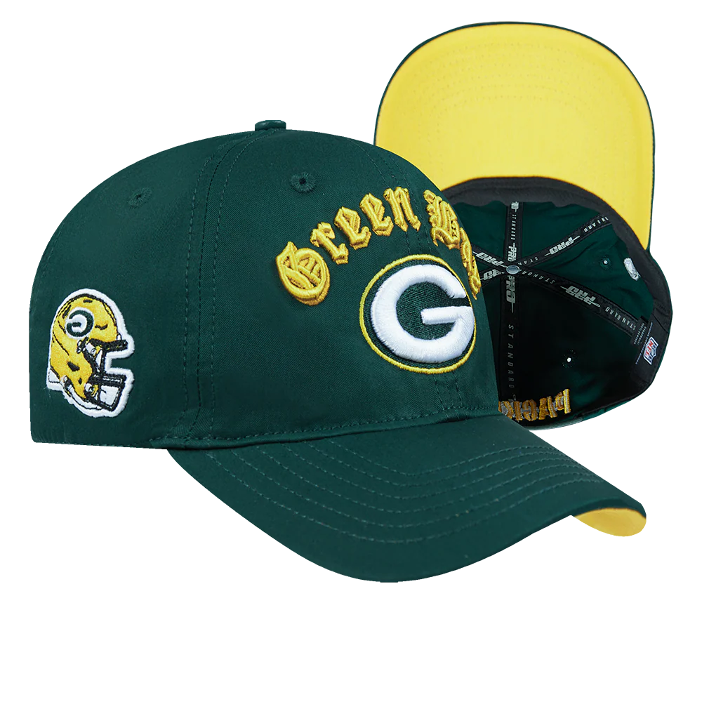 NFL GREEN BAY PACKERS OLD ENGLISH MEN'S DAD HAT